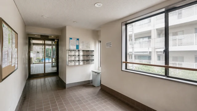 共用廊下側の窓のイメージ
