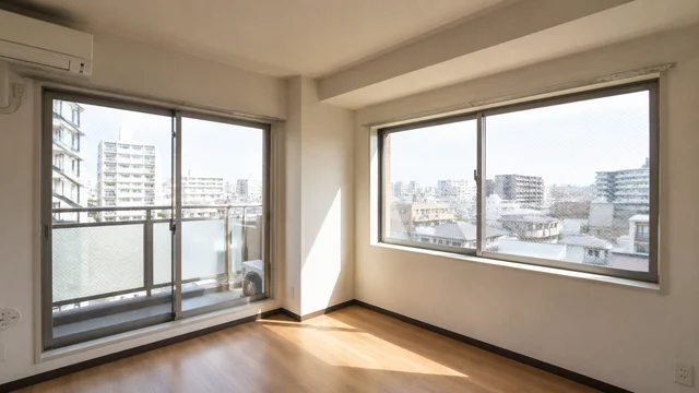 角部屋・最上階の窓のイメージ