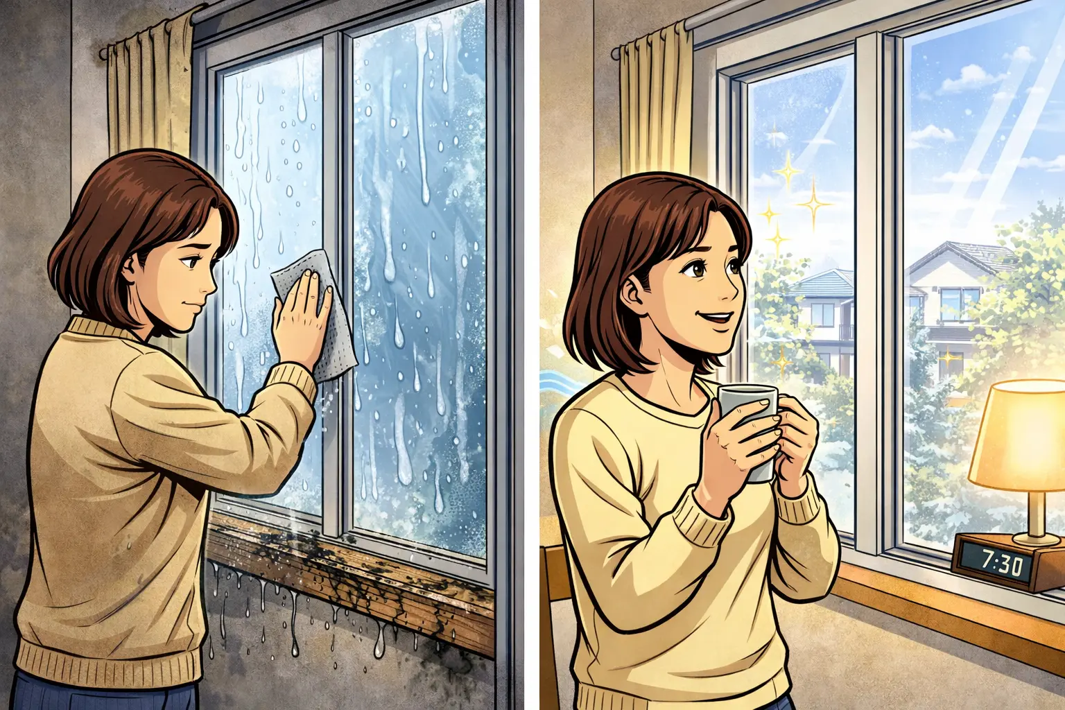 冬の朝の「重労働」からの解放