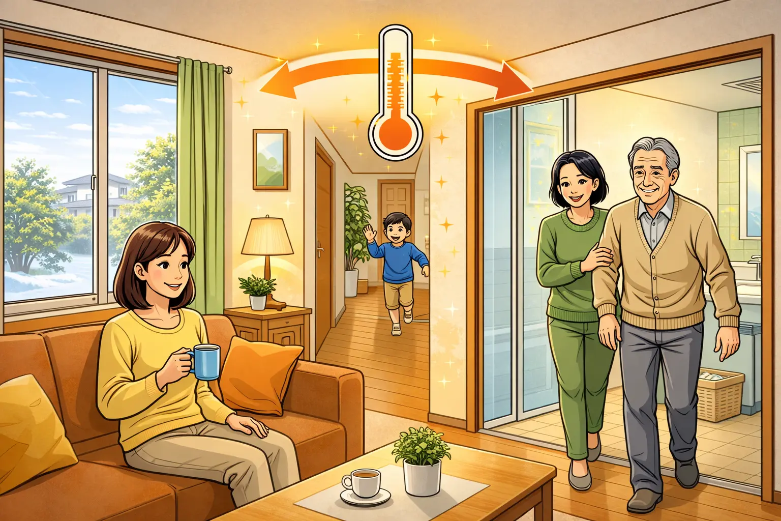家中の「温度のバリアフリー化」