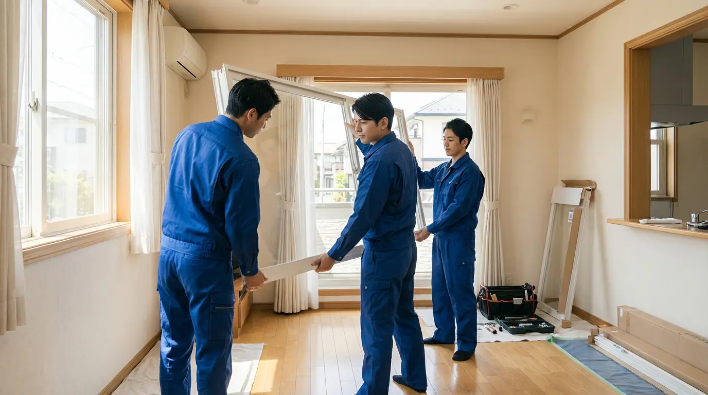 窓リフォーム一筋。専門チームだからできる安心施工。