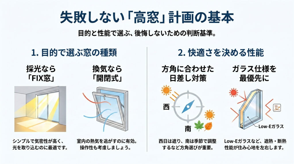 失敗しない高窓の計画