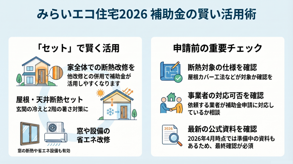 みらいエコ住宅2026 補助金の賢い活用術