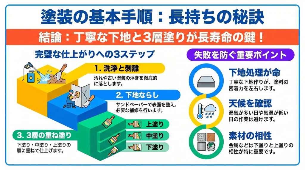 塗装の基本手順